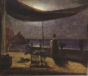 Thomas Fearnley Moonlight in Amalfi (mk22) oil painting